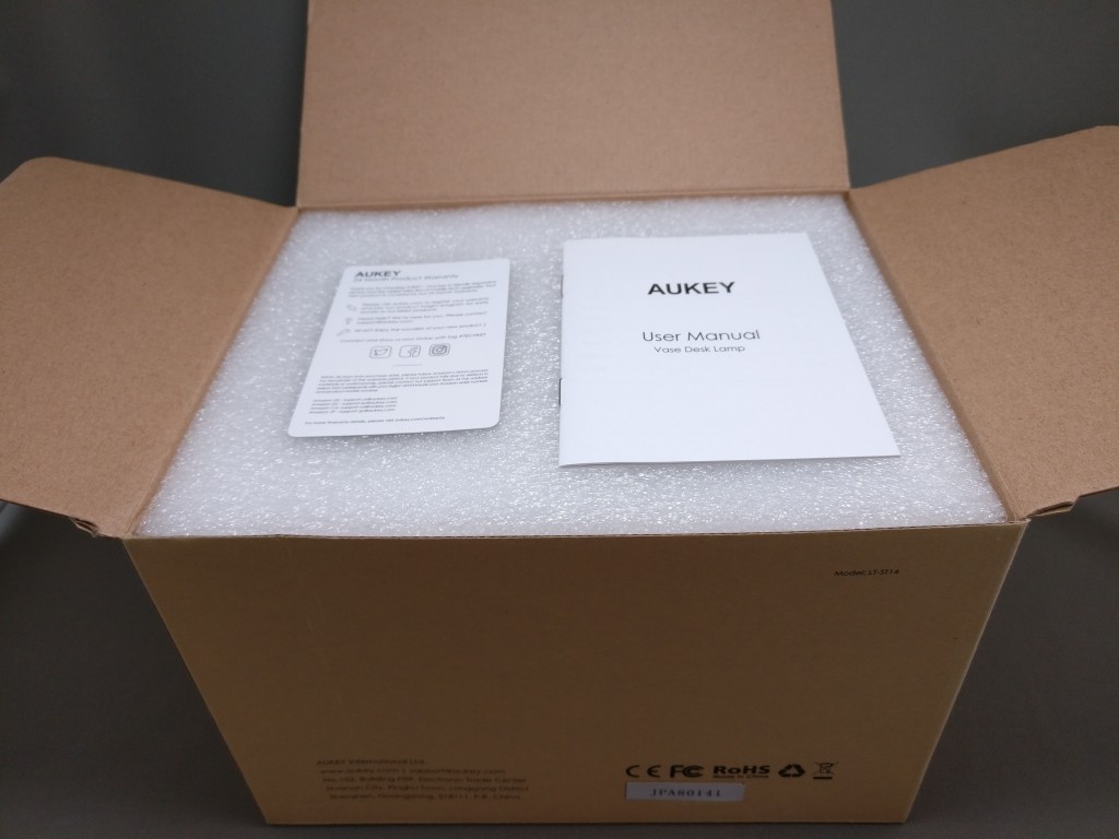 AUKEY LEDライト 花瓶 1W USB充電 LT-ST14 開封