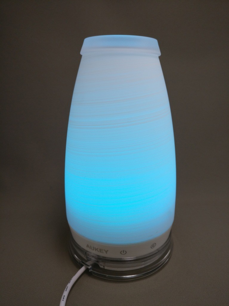 AUKEY LEDライト 花瓶 1W USB充電 LT-ST14 水色