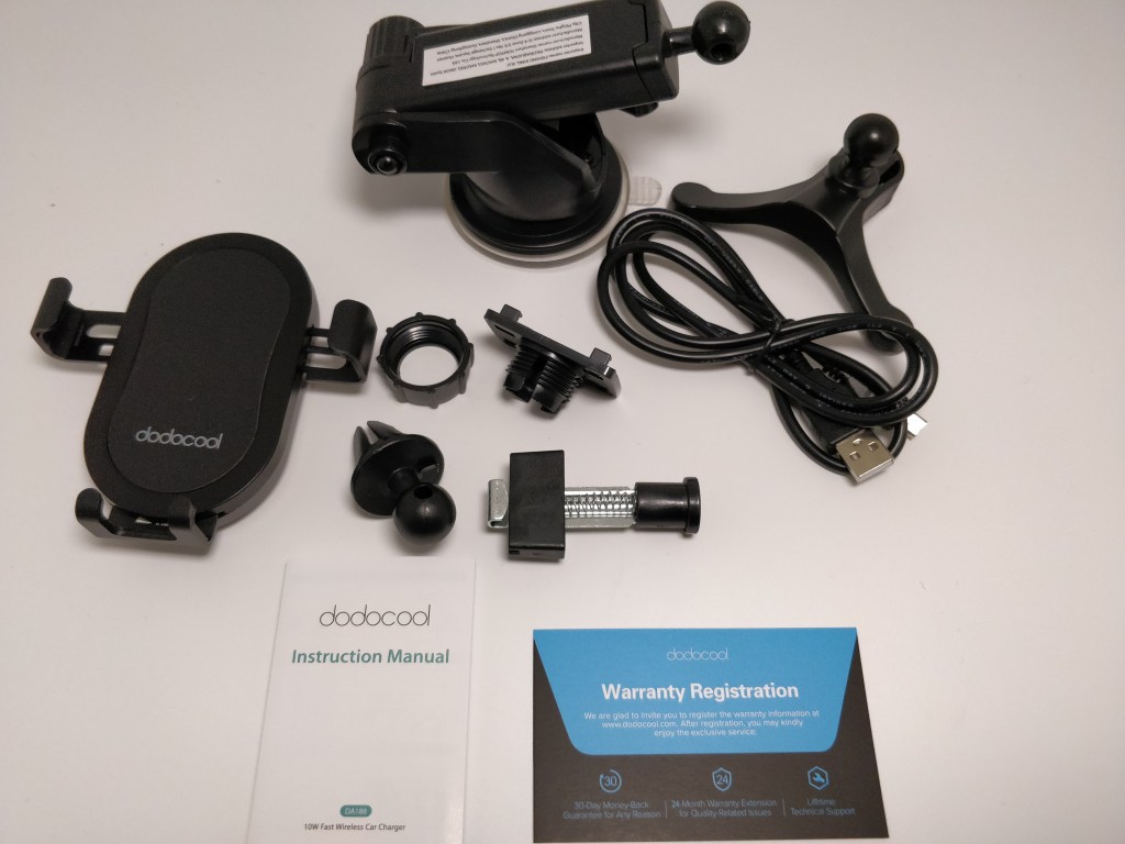 dodocool 車載ホルダー 付属品
