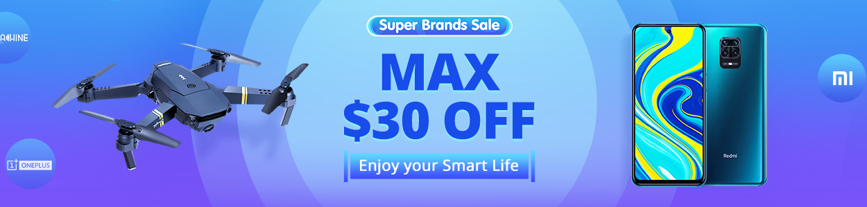 Banggood Super Brands Sale Max30%オフ