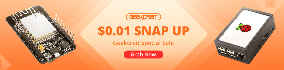 GEEKCREIT 0.01ドル SNAP UP