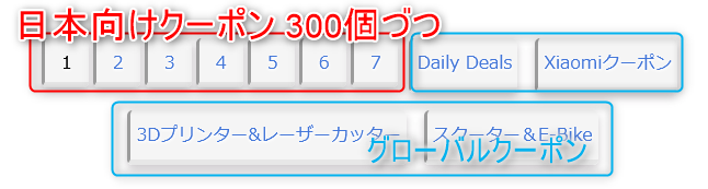 GearBestクーポンページ